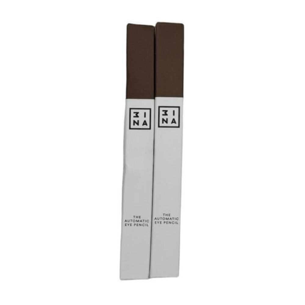3INA Women's Brown Makeup The Automatic Eye Pencil Eyeliner 2 pack